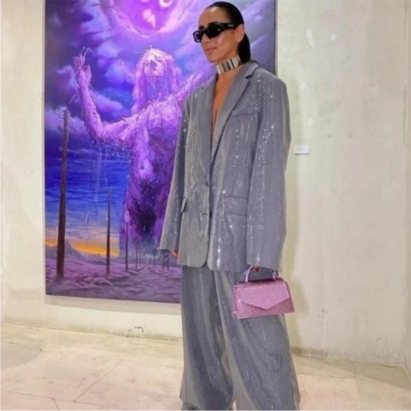 NWT Zara Sparkly Mini City Bag - Picture 9 of 9